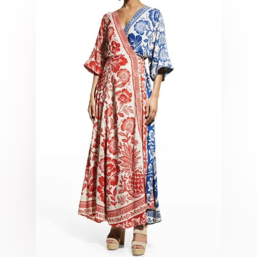 Farm Rio, Maxi wrap dress